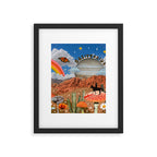 Sagittarius Collage Framed Art Print Gallery Image 6