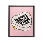 Sagittarius Conversation Heart Framed Canvas Print Gallery Image 8