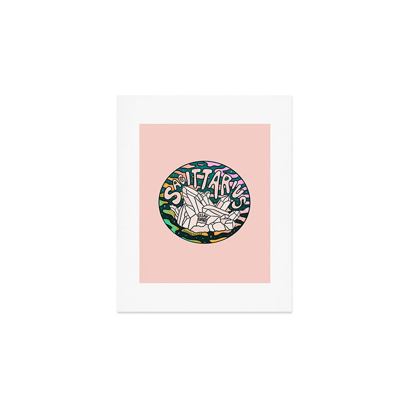 Sagittarius Crystal Art Print Gallery Image 1