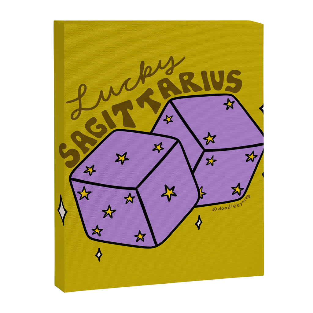 Sagittarius Dice Canvas Print Gallery Image 8