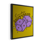 Sagittarius Dice Framed Canvas Print Gallery Image 2