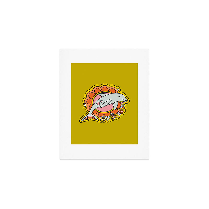Sagittarius Dolphin Art Print Gallery Image 1