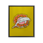 Sagittarius Dolphin Framed Canvas Print Gallery Image 8