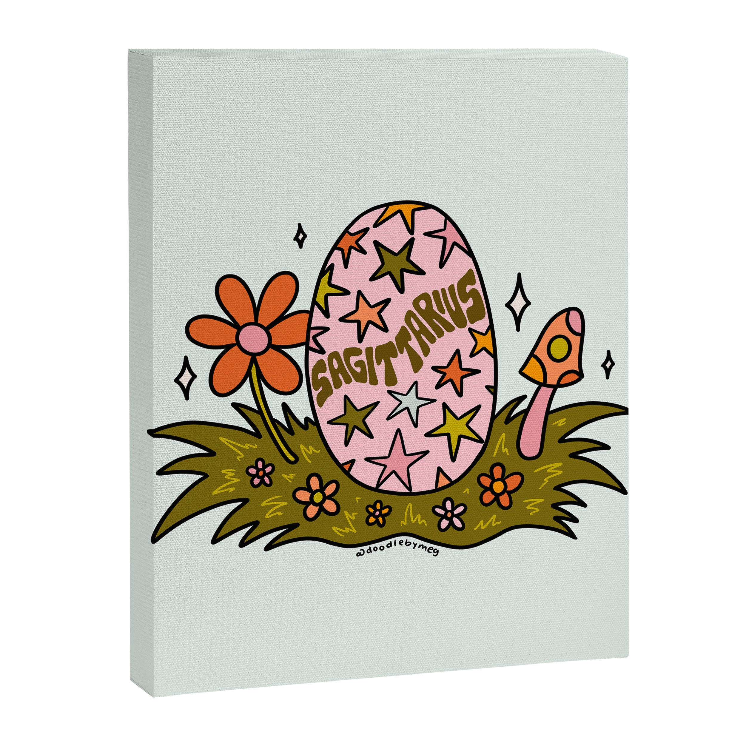 Sagittarius Easter Egg Canvas Print Gallery Image 8