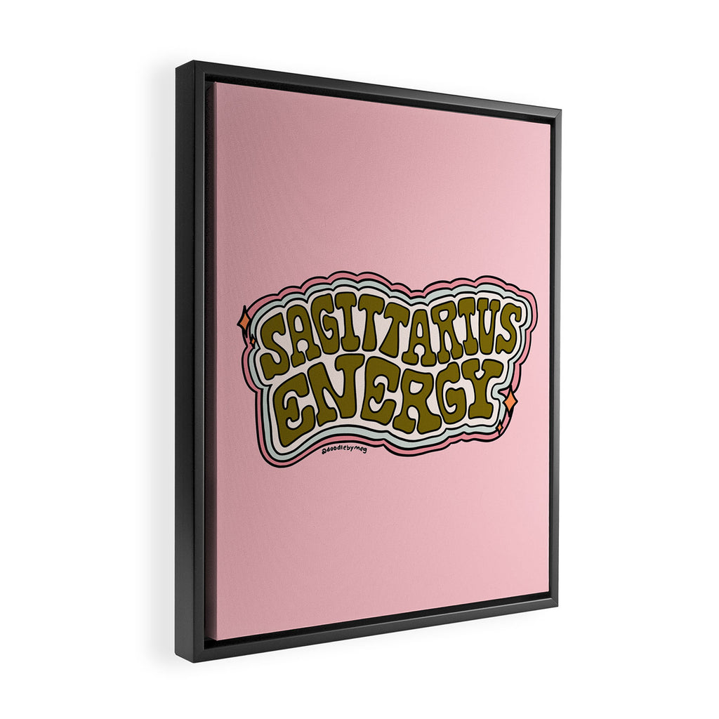 Sagittarius Energy Framed Canvas Print Gallery Image 2