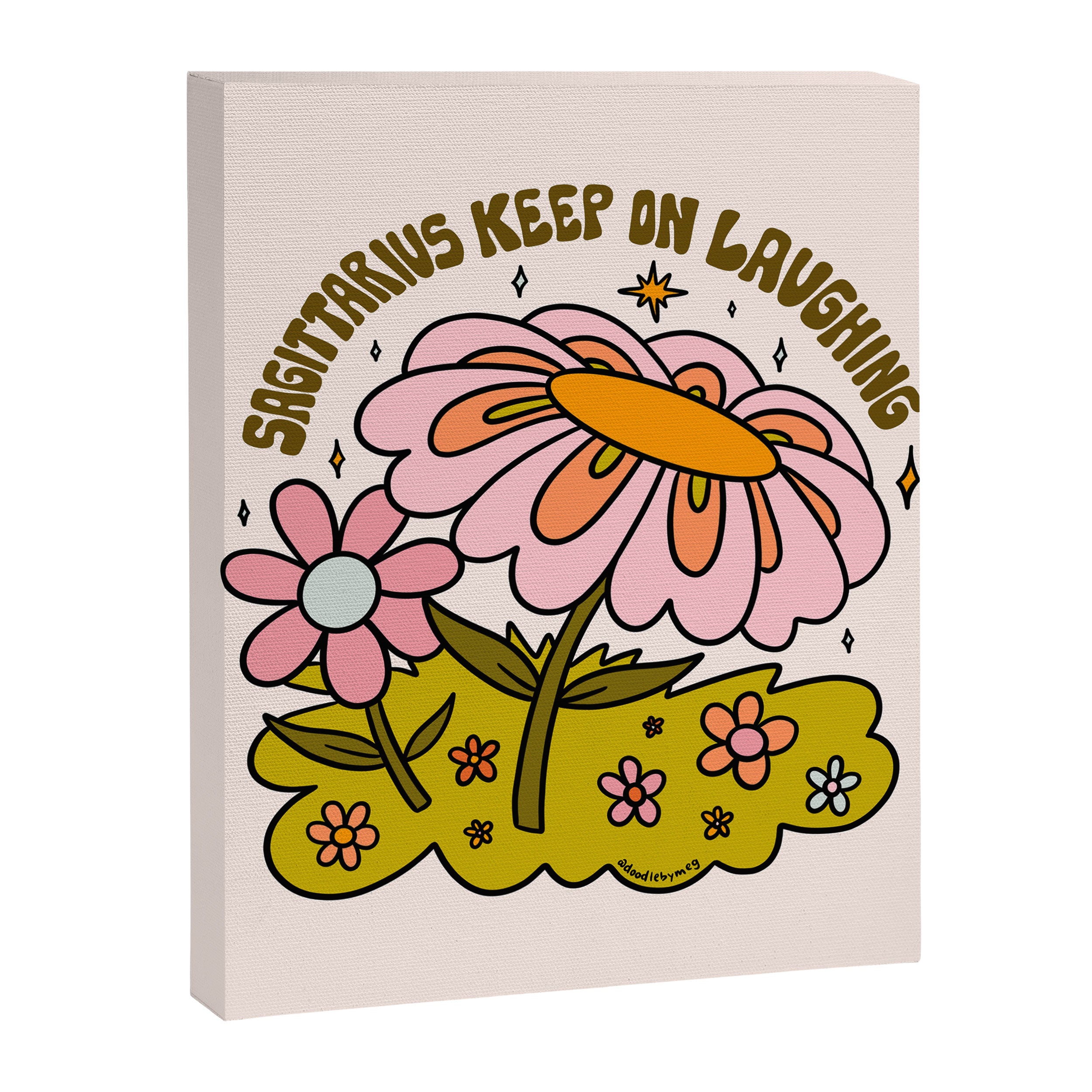 Sagittarius Flower Canvas Print Gallery Image 8