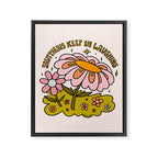 Sagittarius Flower Framed Canvas Print Gallery Image 8