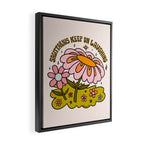 Sagittarius Flower Framed Canvas Print Gallery Image 2