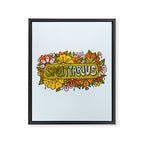 Sagittarius Flowers Framed Canvas Print Gallery Image 8