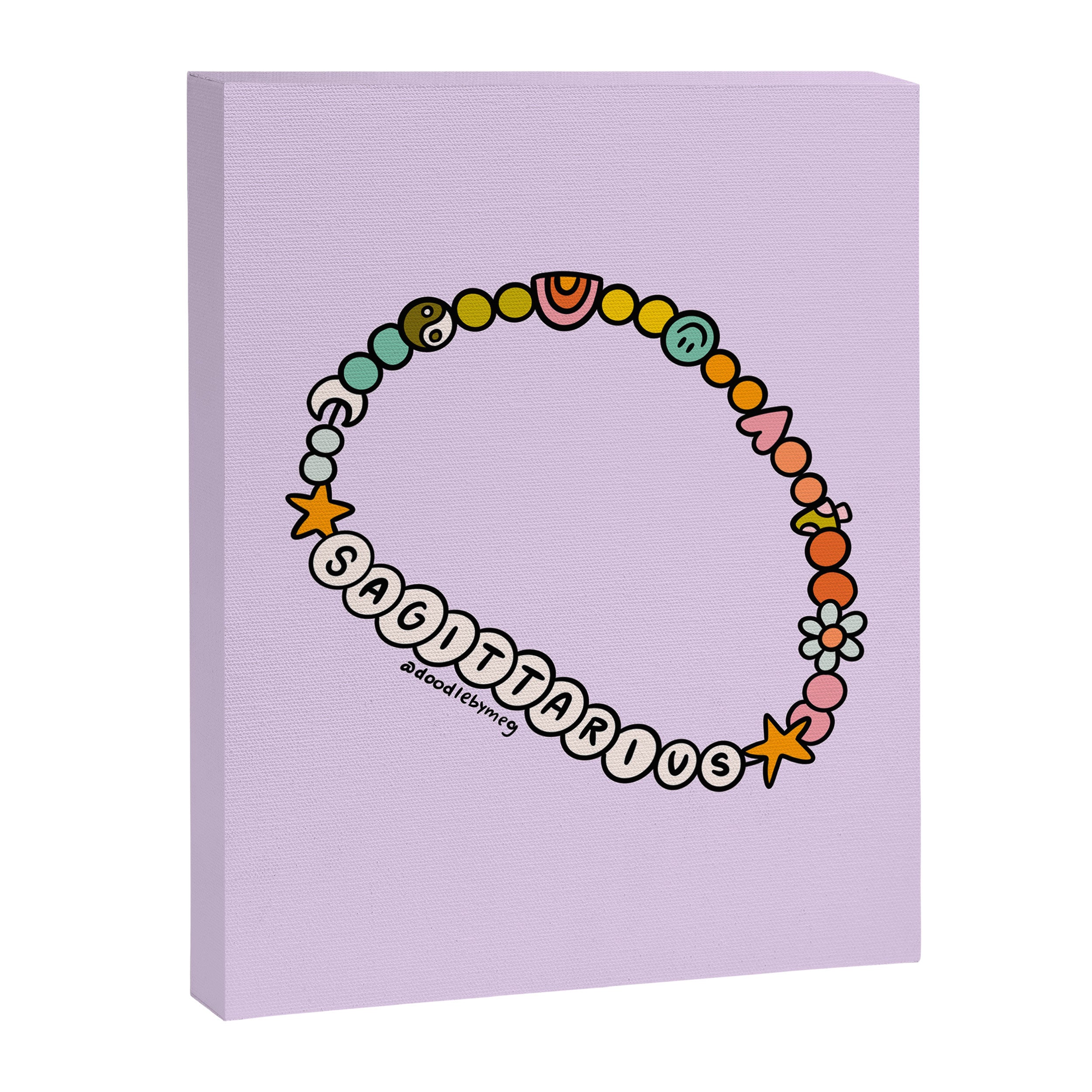 Sagittarius Friendship Bracelet Canvas Print Gallery Image 8
