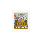 Sagittarius Gingerbread House Art Print Gallery Image 1