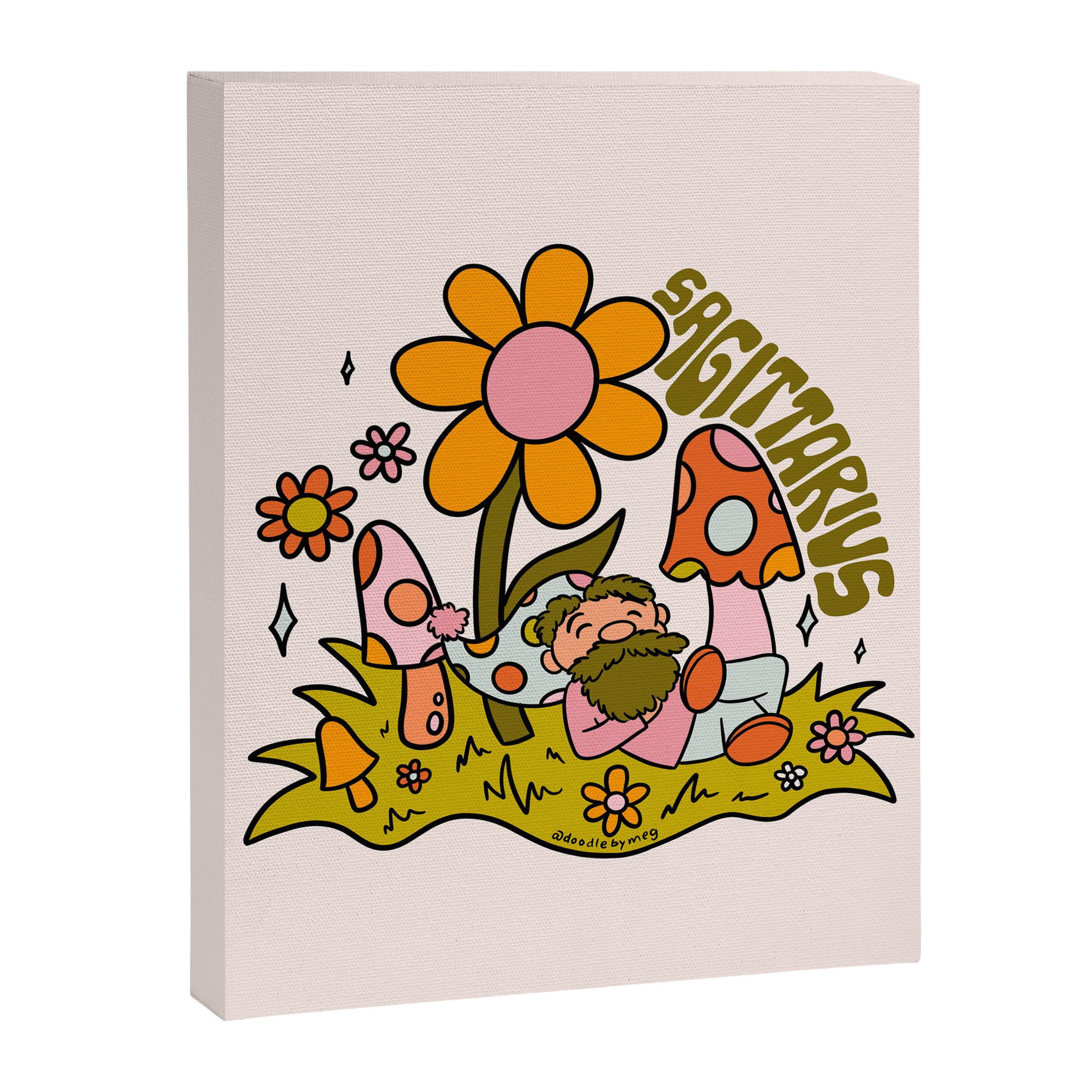 Sagittarius Gnome Canvas Print Gallery Image 8