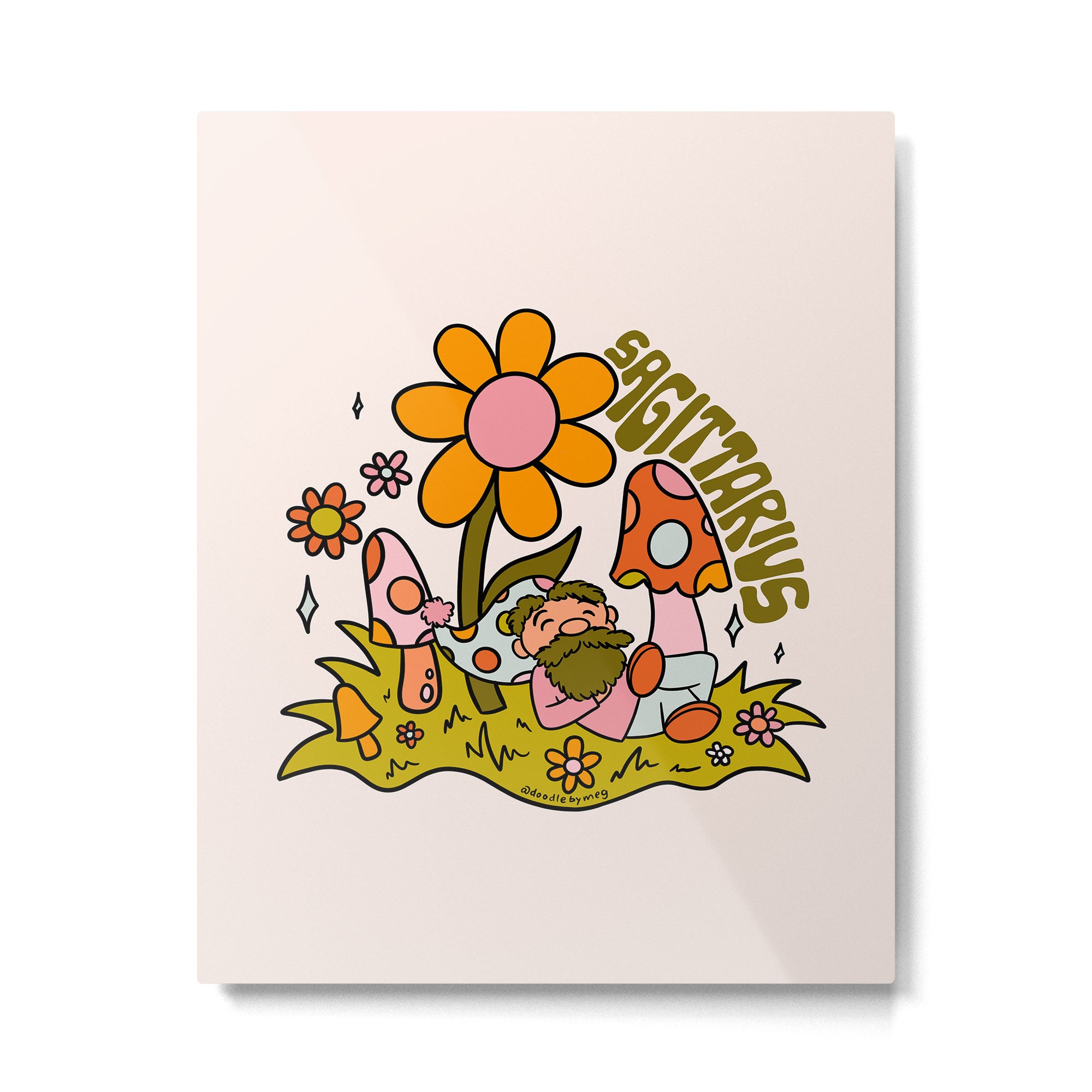 Sagittarius Gnome Metal Print Gallery Image 6
