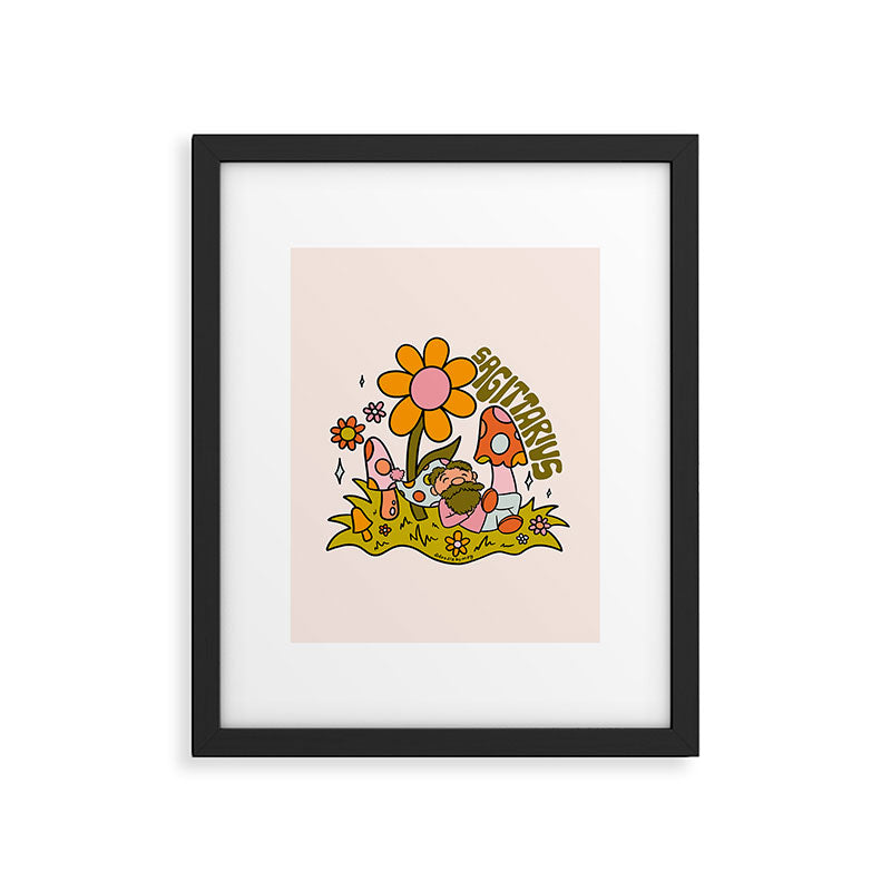 Sagittarius Gnome Framed Art Print Gallery Image 6