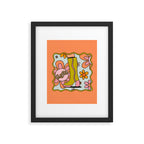 Sagittarius Groovy Boot Framed Art Print Gallery Image 6