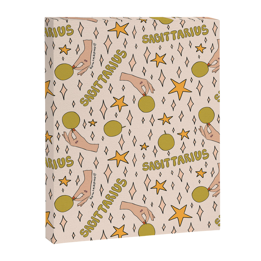Sagittarius Guava Print Canvas Print Gallery Image 8