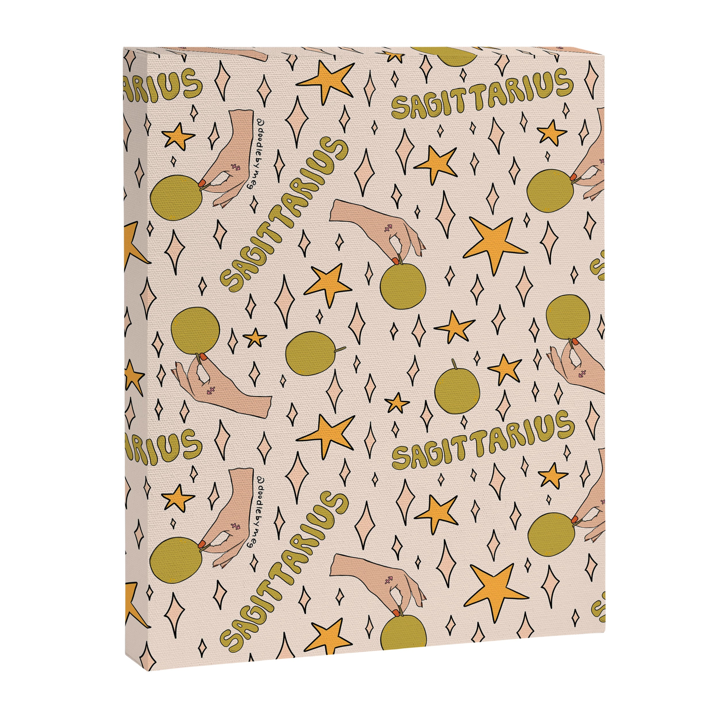 Sagittarius Guava Print Canvas Print Gallery Image 8