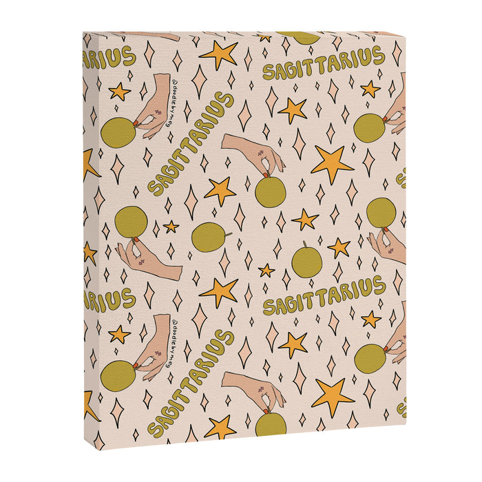 Sagittarius Guava Print Canvas Print Gallery Image 1