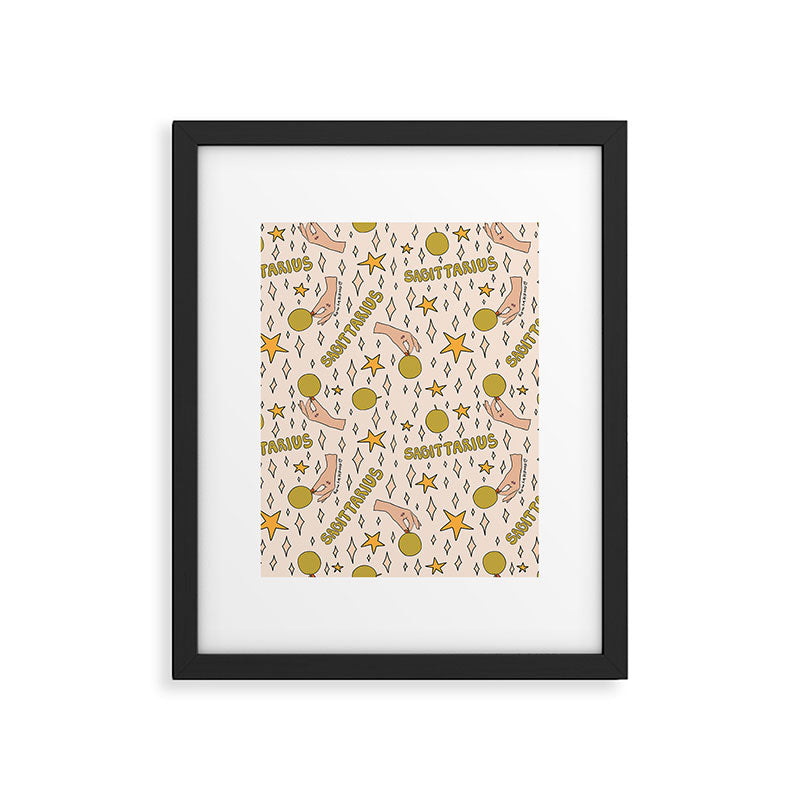 Sagittarius Guava Print Framed Art Print Gallery Image 6