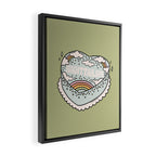 Sagittarius Heart Cake Framed Canvas Print Gallery Image 2