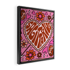 Sagittarius Heart Framed Canvas Print Gallery Image 2