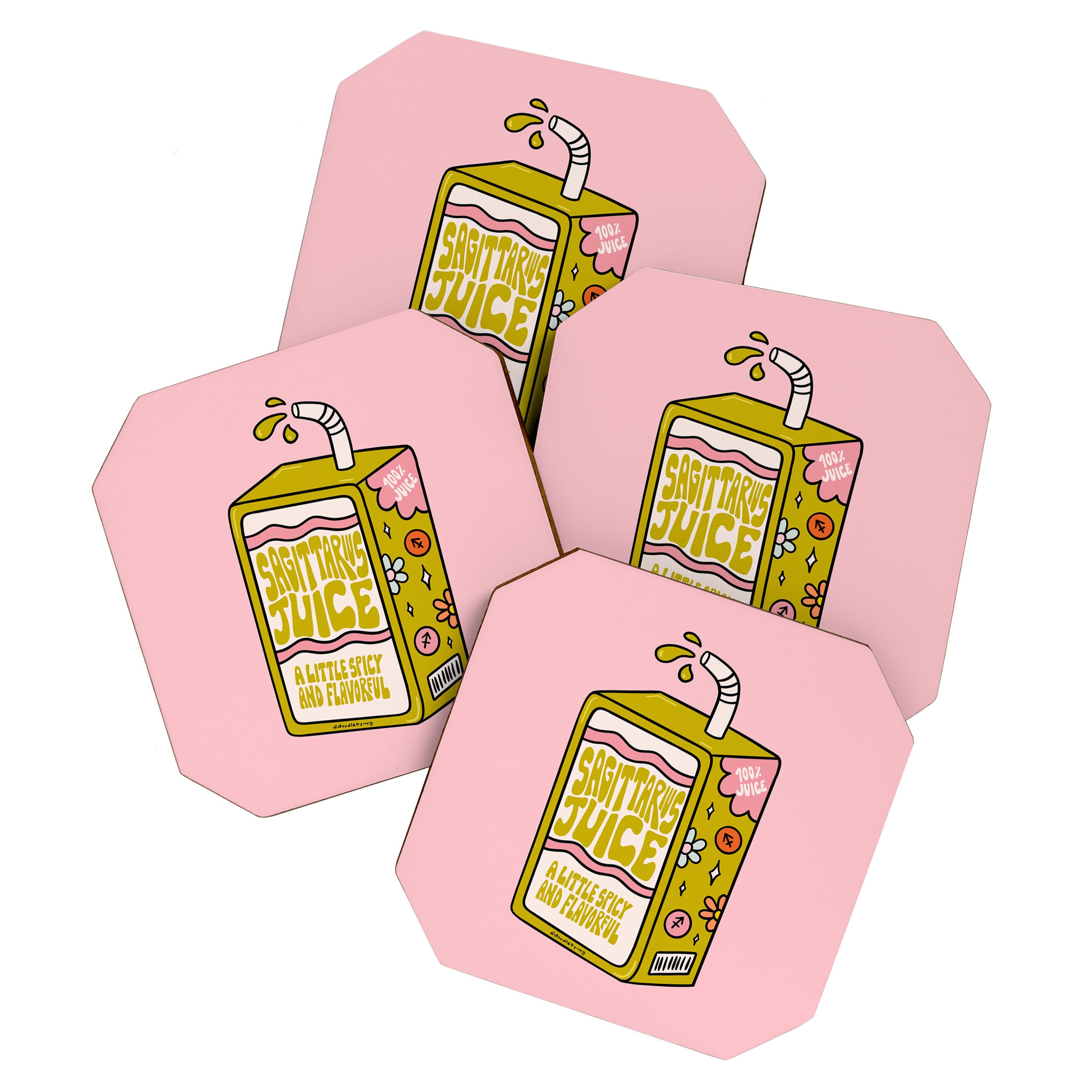 Sagittarius Juice Box Coaster Gallery Image 1