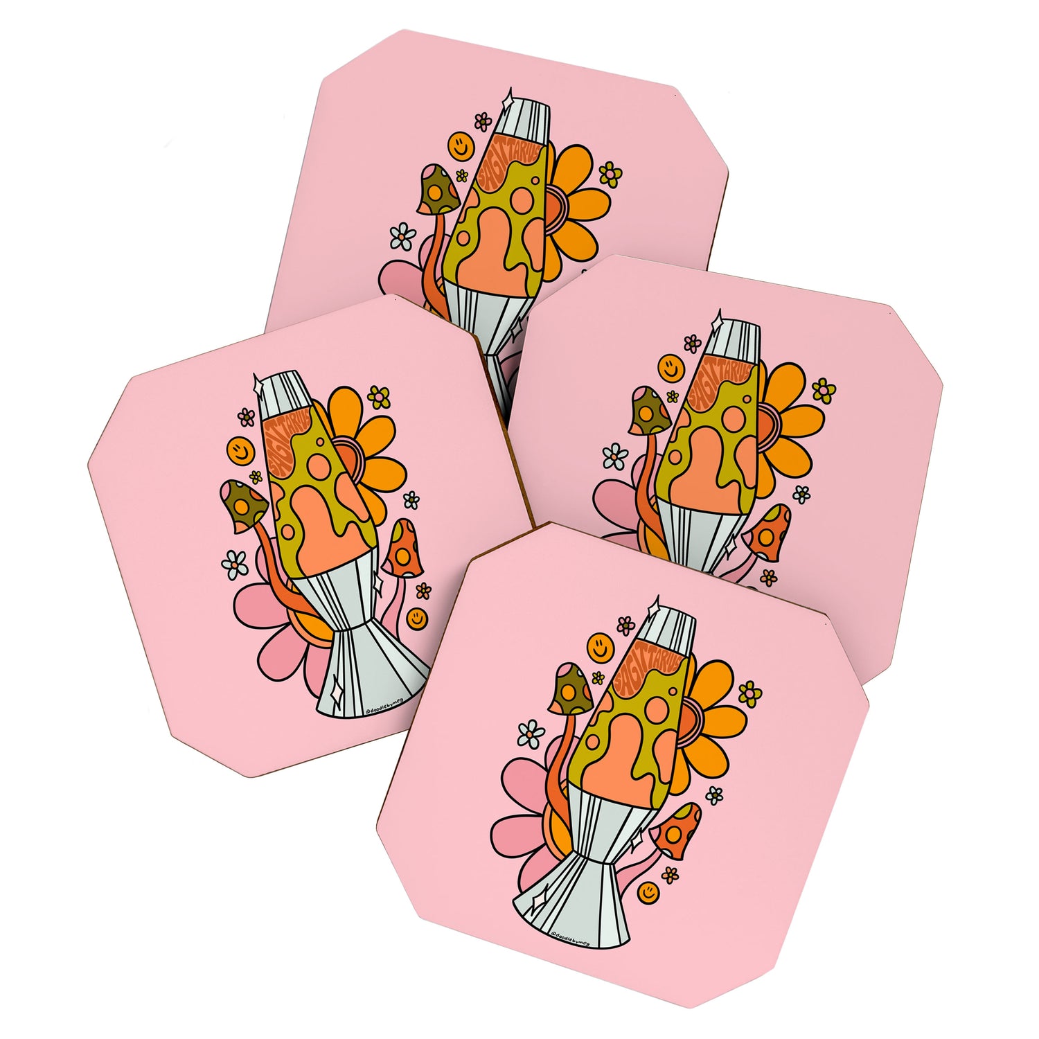 Sagittarius Lava Lamp Coaster Gallery Image 1