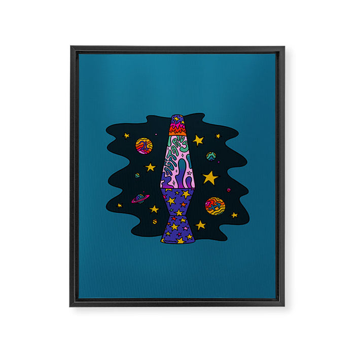 Sagittarius Lava Lamp Framed Canvas Print Gallery Image 1