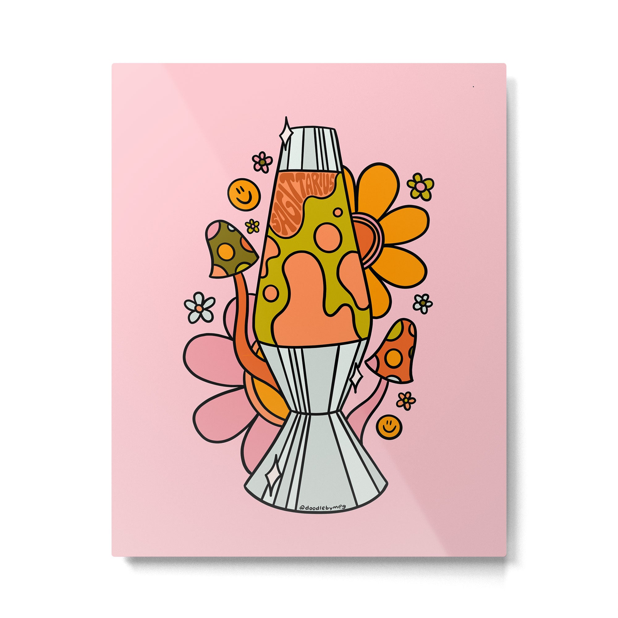 Sagittarius Lava Lamp Metal Print Gallery Image 6