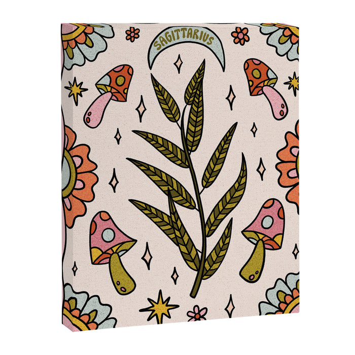Sagittarius Leaf Canvas Print Gallery Image 1