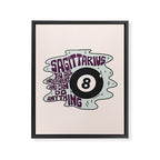 Sagittarius Magic 8 Ball Framed Canvas Print Gallery Image 8
