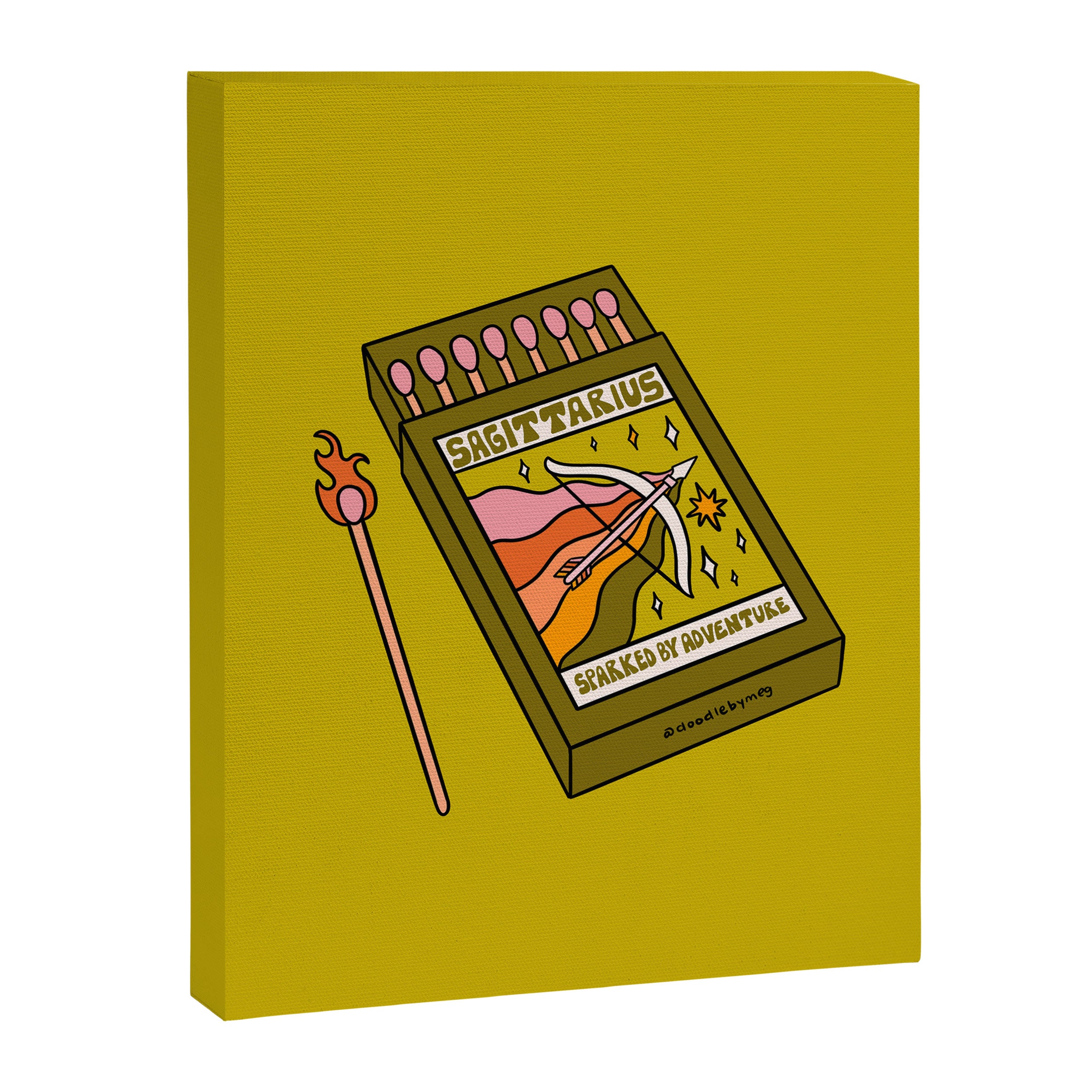 Sagittarius Matchbox Canvas Print Gallery Image 8
