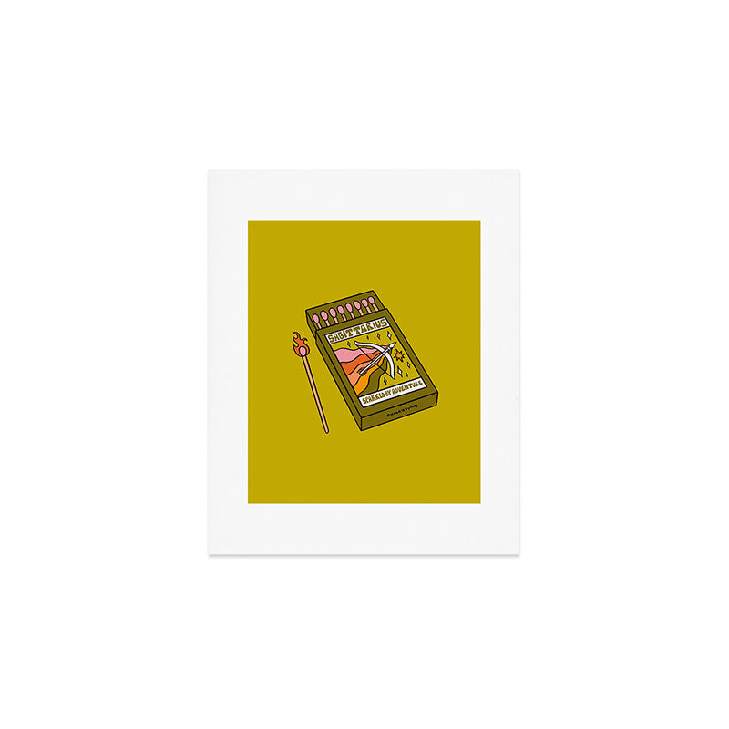Sagittarius Matchbox Art Print Gallery Image 1