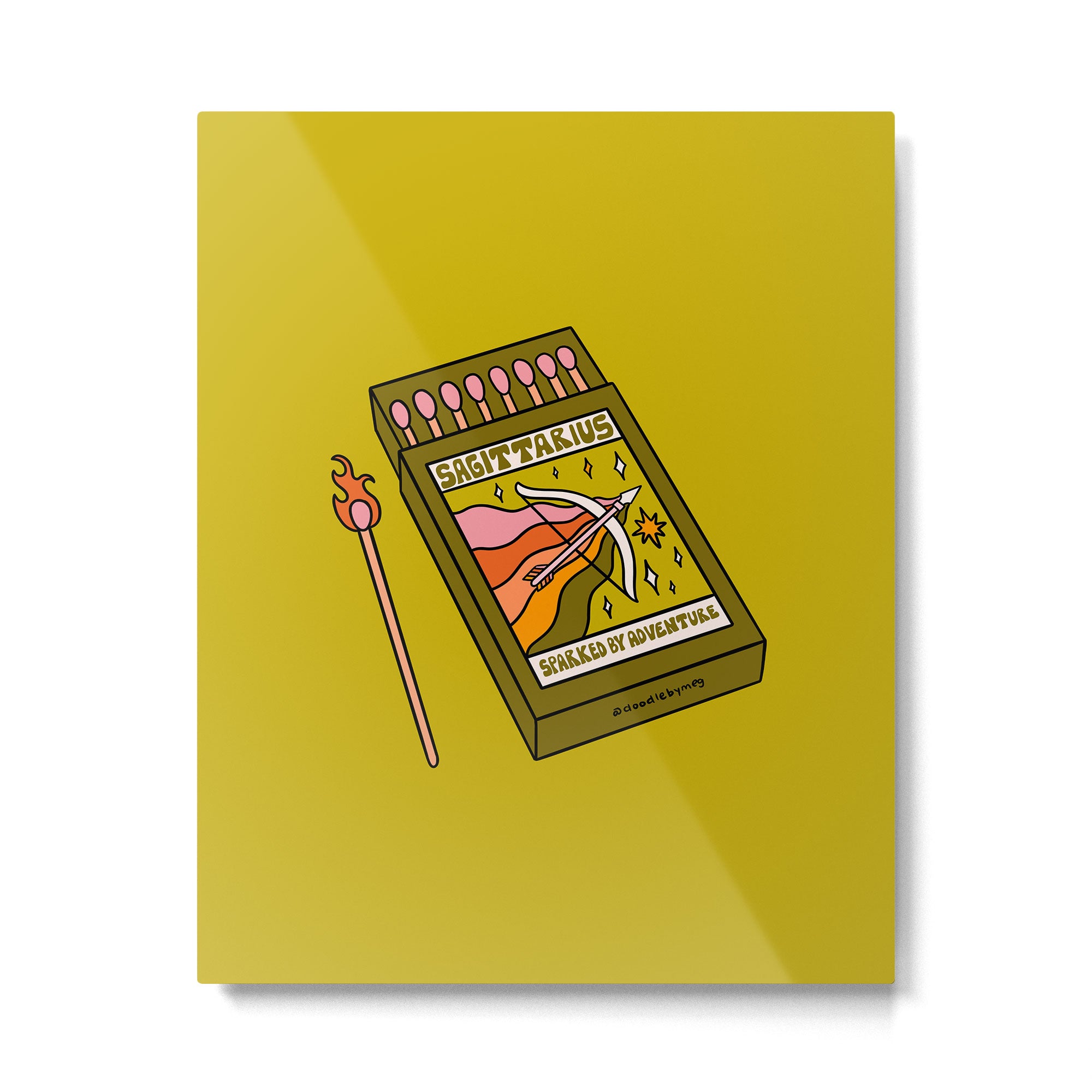 Sagittarius Matchbox Metal Print Gallery Image 6