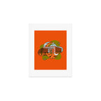 Sagittarius Mid Century House Art Print Gallery Image 1