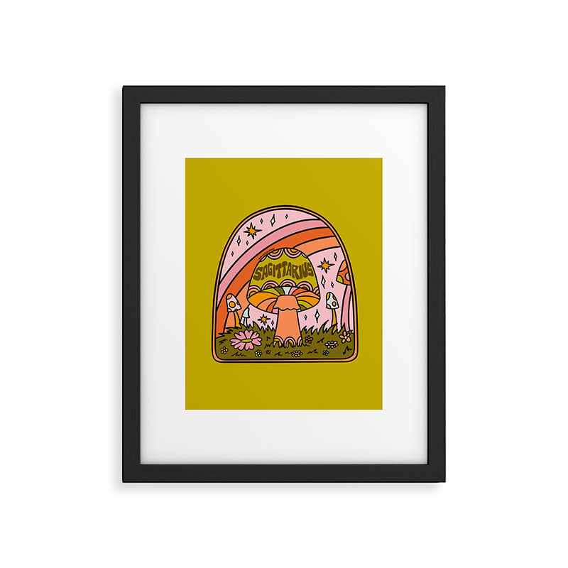 Sagittarius Mushroom Framed Art Print Gallery Image 6