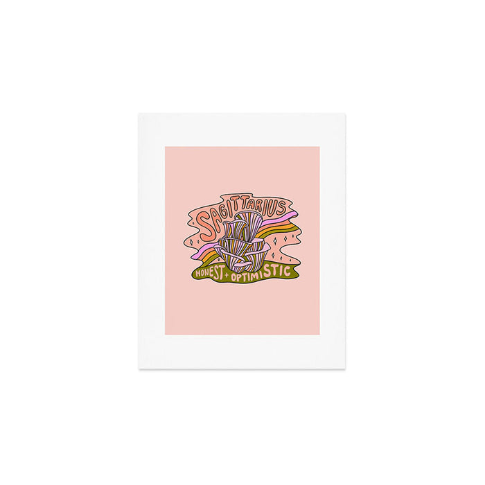 Sagittarius Mushroom Art Print Gallery Image 1