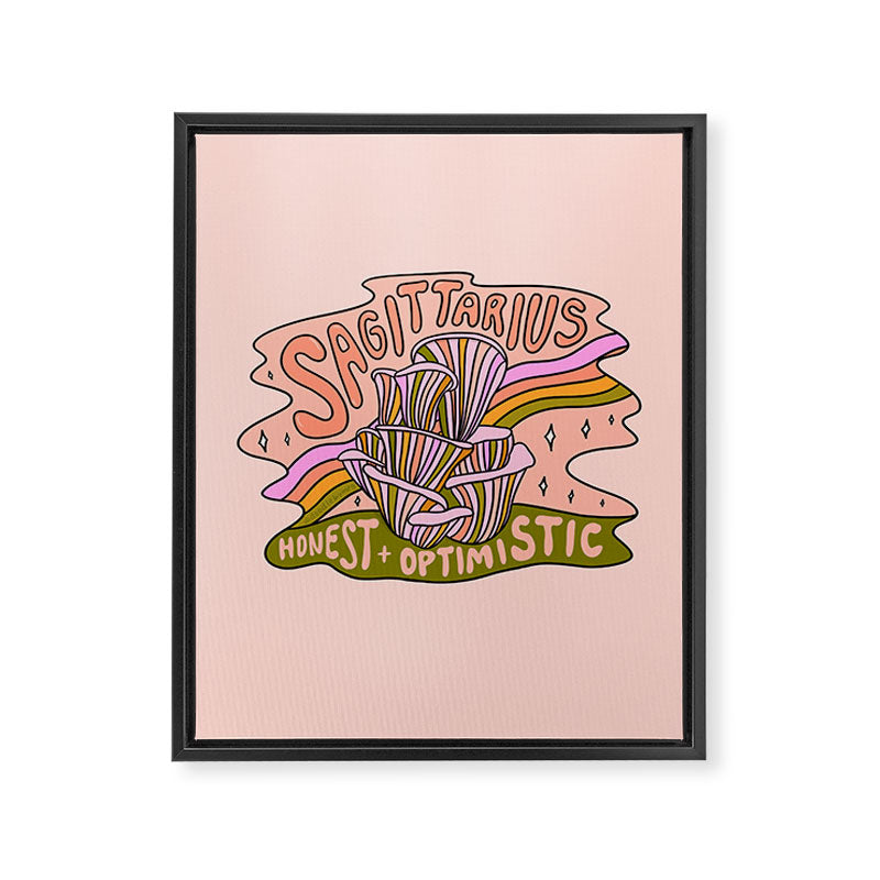 Sagittarius Mushroom Framed Canvas Print Gallery Image 8