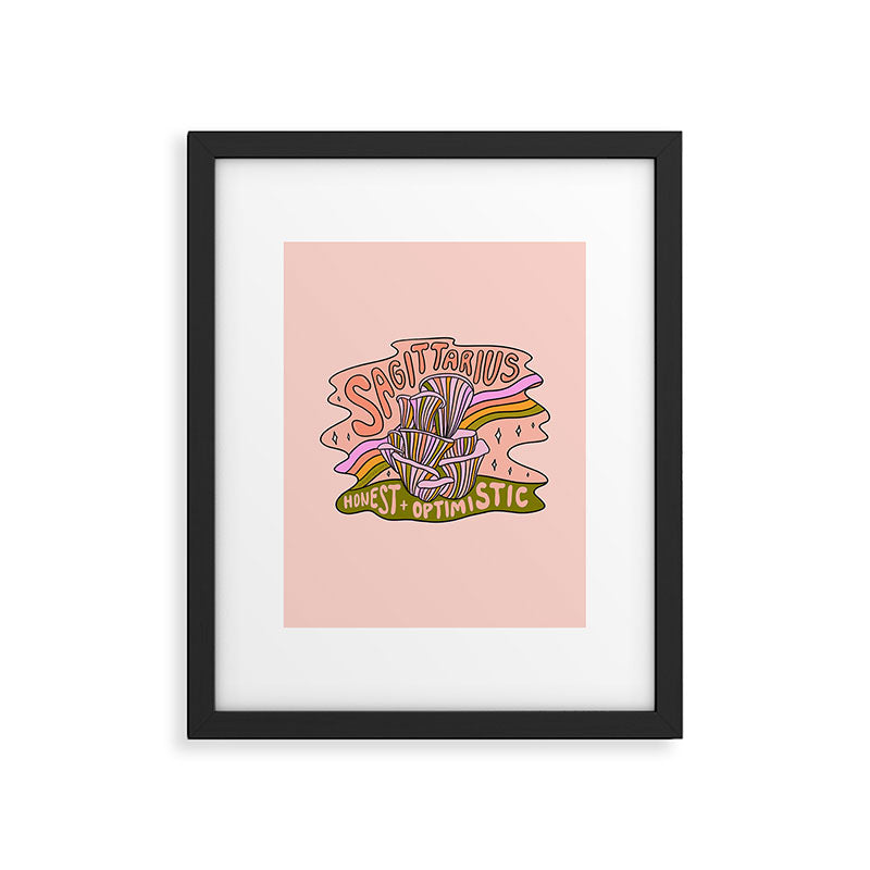 Sagittarius Mushroom Framed Art Print Gallery Image 6
