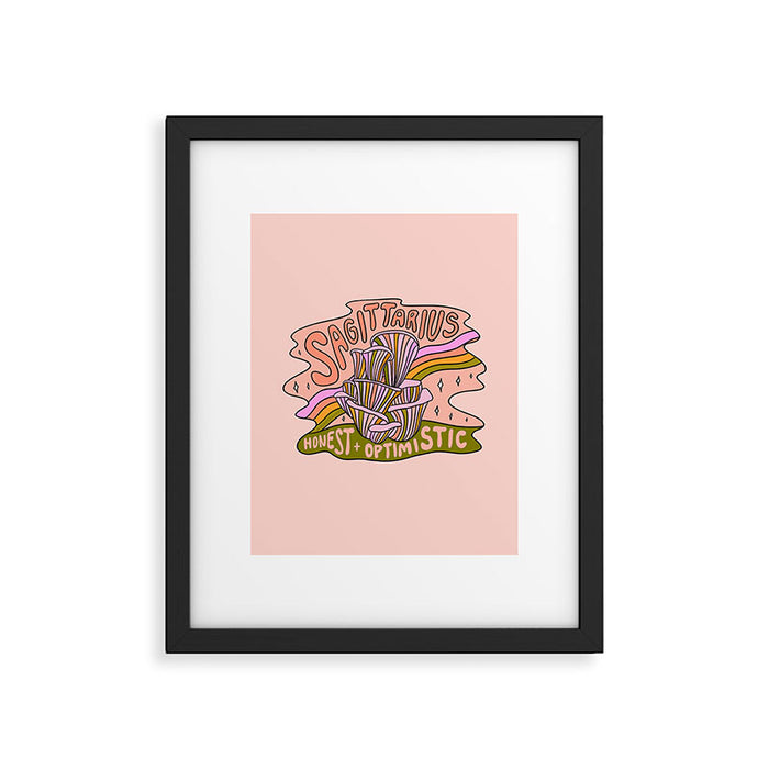 Sagittarius Mushroom Framed Art Print Gallery Image 1