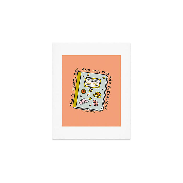 Sagittarius Notebook Art Print Gallery Image 1