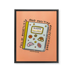 Sagittarius Notebook Framed Canvas Print Gallery Image 8