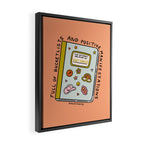 Sagittarius Notebook Framed Canvas Print Gallery Image 2