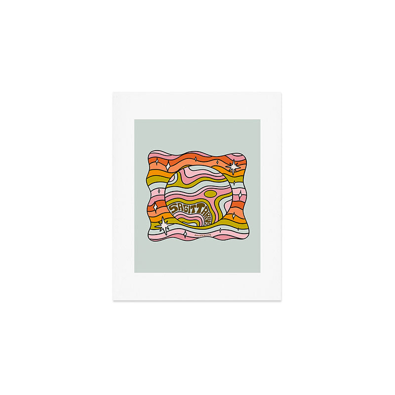 Sagittarius Planet Art Print Gallery Image 1
