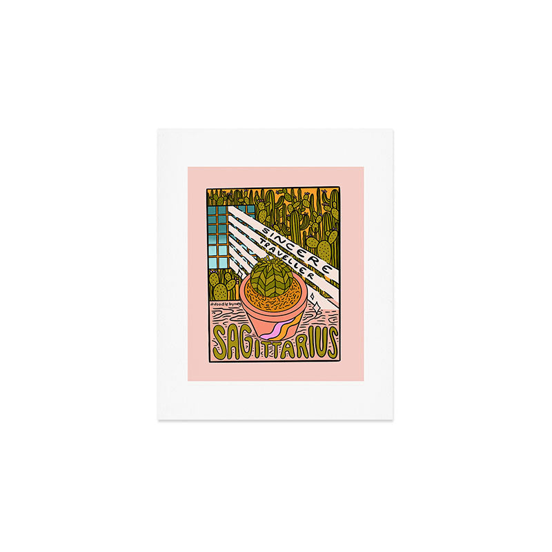 Sagittarius Plant Art Print Gallery Image 1