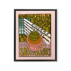 Sagittarius Plant Framed Canvas Print Gallery Image 8
