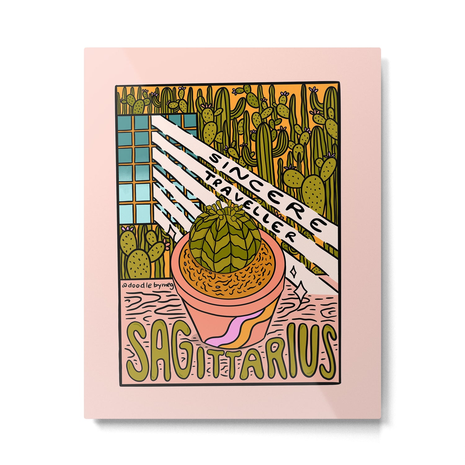 Sagittarius Plant Metal Print Gallery Image 6