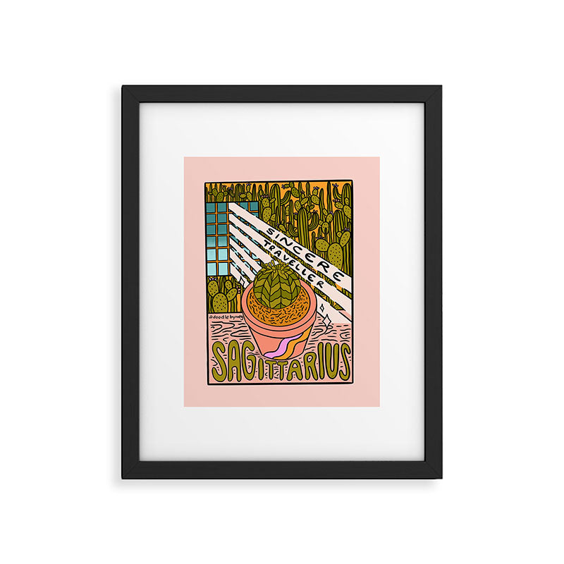 Sagittarius Plant Framed Art Print Gallery Image 6
