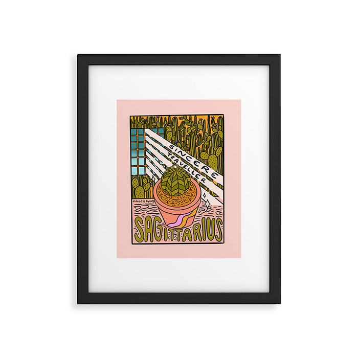 Sagittarius Plant Framed Art Print Gallery Image 1