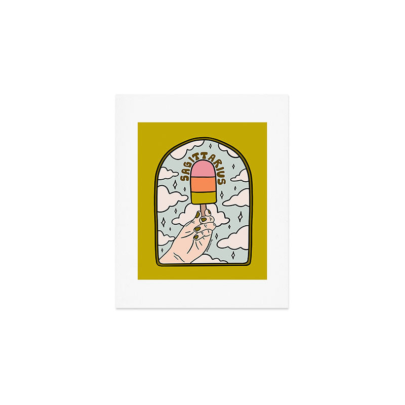 Sagittarius Popsicle Art Print Gallery Image 1